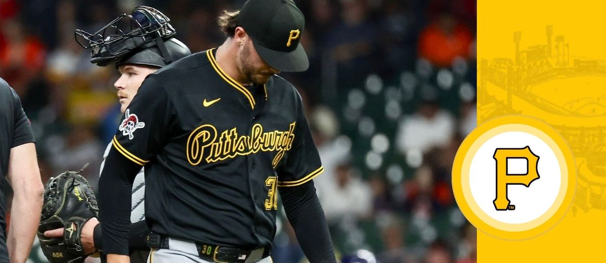 Skenes' pitch count soars taken in Houston (Pirates)